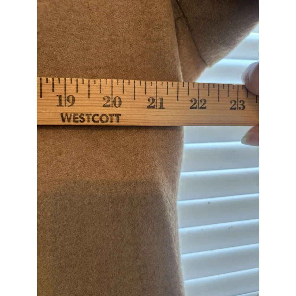 Claiborne Sport Coat Mens 42R Tan Camel Hair Blazer 2 Button Notch Lapel Jacket